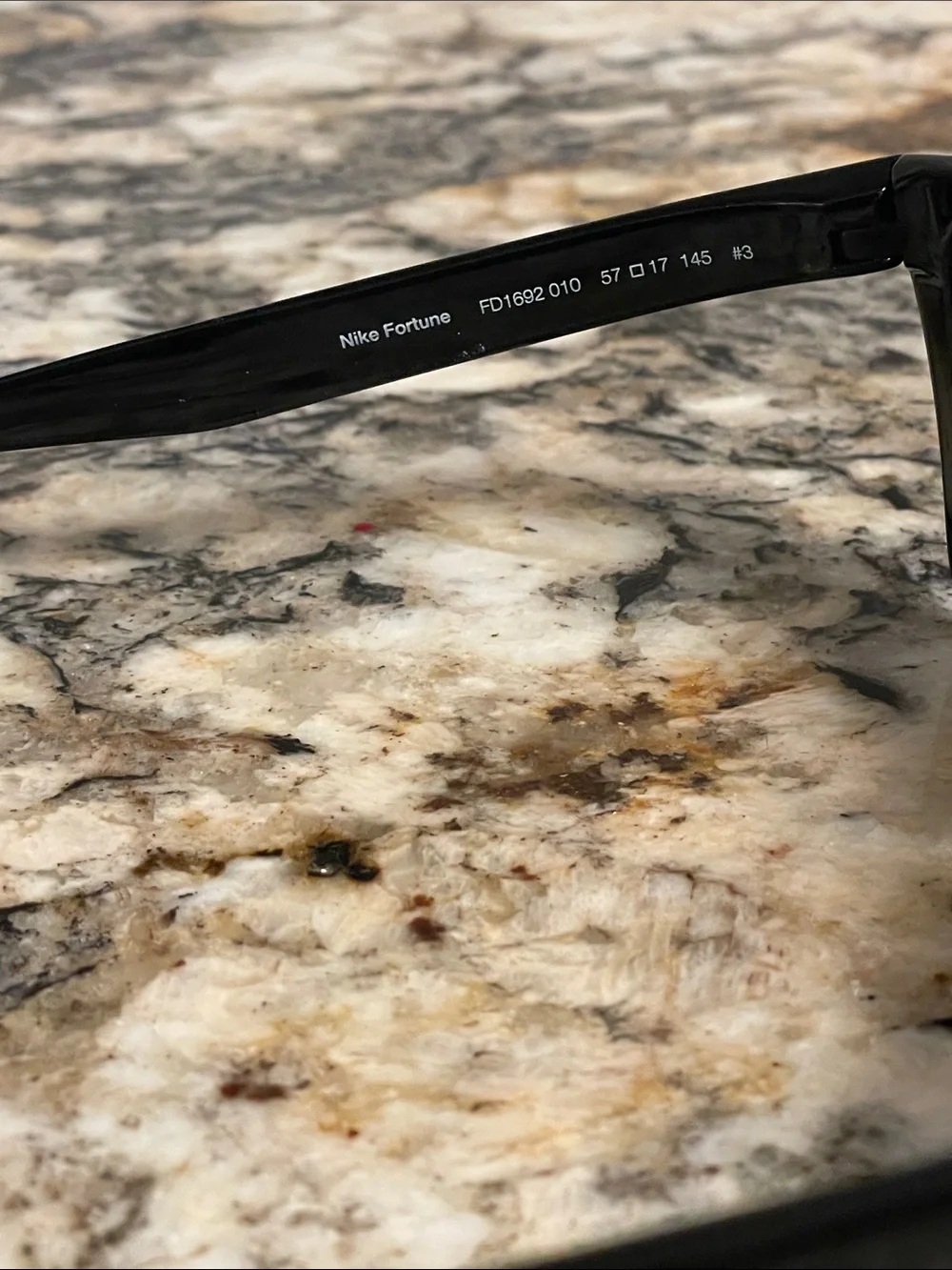 Nike Fortune Black Sunglasses with Dark Lenses